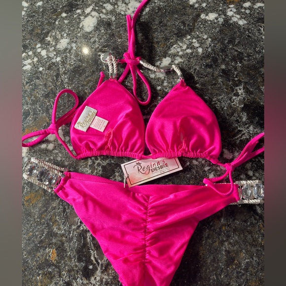 SOLD OUT xxx Regina’s desire “roped up” by beach bunny XL top and L bottoms - Picture 12 of 15